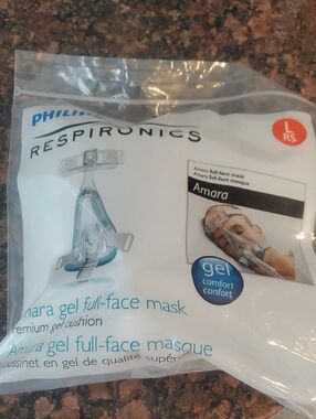 Philips Respironics Amara Gel Full Face Mask CPAP Large NEW